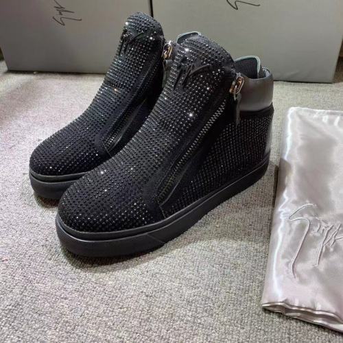 Giuseppe Zanotti Mens Shoes Luxury Brand High Top Sneakers Coby
