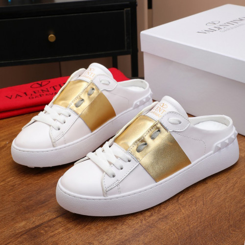 Valentino Womens Shoes Fashion Design Luxury Brand OPEN SNEAKER WITH VLTN PRINT with Original Box WY0S0830BLUA01