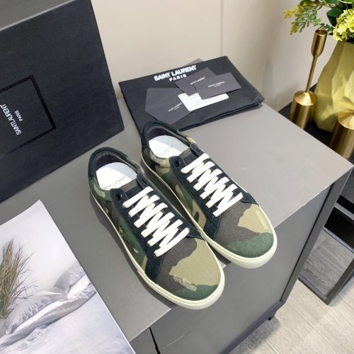 Saint Laurent YSL Men Womens Shoes COURT CLASSIC SL/06 EMBROIDERED SNEAKERS