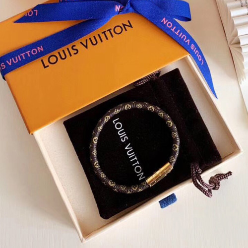 Louis Vuitton Luxury Womens Bracelet LV CONFIDENTIAL BRACELET M6334E Monogram Canvas strap with Original Box