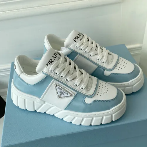 Prada Womens Shoes Casual Luxury Brand Breathable Sneakers with Original Box