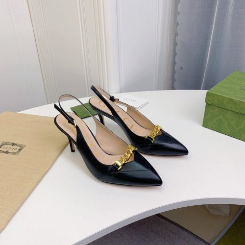 Gucci Womens Shoes Slingback Pumps 7.5cm