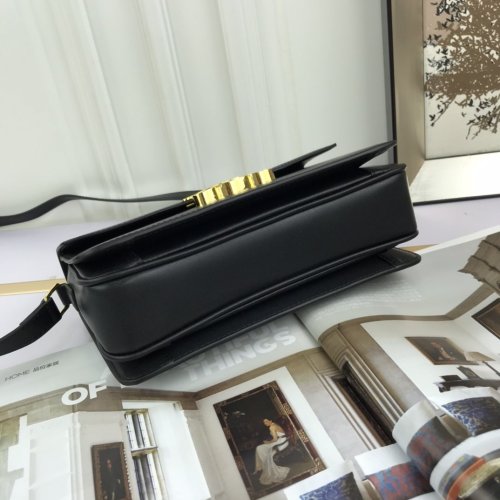 Celine Womens Bag MEDIUM TRIOMPHE BAG IN SHINY CALFSKIN