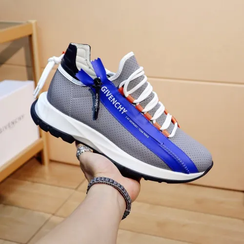 Givenchy Men Shoes Fashion Type Luxury Brand GIVENCHY SNEAKERS IN LEATHER WITH LATEX BAND with Original Box