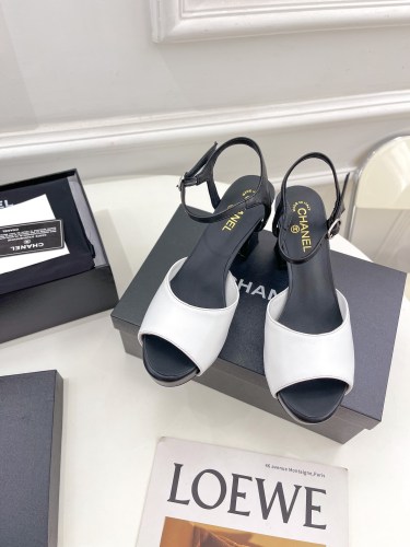 Chanel Womens Shoes Pumps Fashion Sandals Summer Design 7.5cm Heel Luxury Brand Design with Original Box