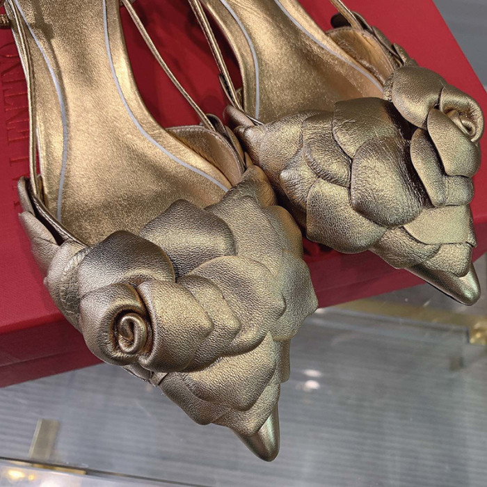 Valentino Womens Shoes VALENTINO GARAVANI ATELIER SHOES 03 ROSE EDITION SLINGBACK PUMP 40 MM