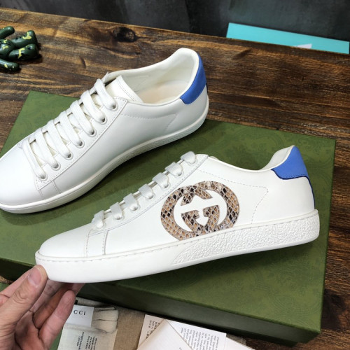 Gucci Womens Shoes Fashion Sneakers Lace-Up Luxury Brand Women's Ace Embroidered Sneaker with Original Box
