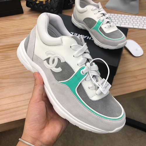 Chanel Mens Shoes Sneakers Luxury Brand Sports Shoes Breathable Design with Original Box