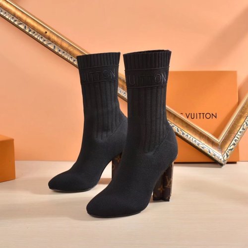 Louis Vuitton Women Shoes Fashion Boots Luxury Brand SILHOUETTE ANKLE BOOT 1A4VI7