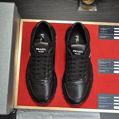 Prada Mens Shoes Sneakers Casual Shoes for Men Luxury Brand Breathable Fashion Sneakers with Original Box