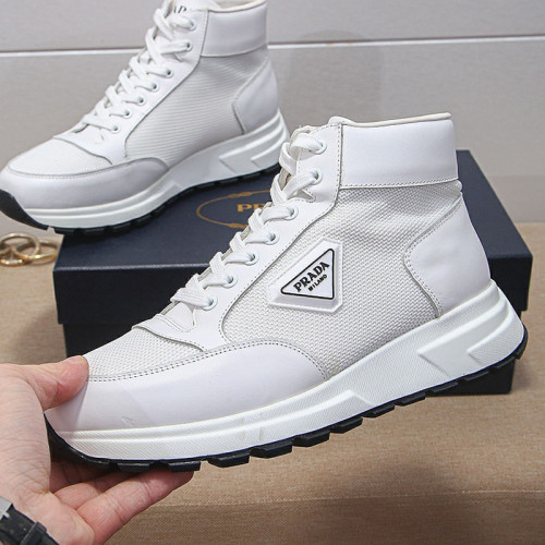 Prada Mens Shoes Sneakers Casual Shoes for Men Luxury Brand Breathable Fashion Sneakers with Original Box