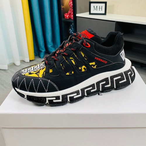 Versace Women Shoes Fashion Design Luxury Brand TRIGRECA SNEAKERS with Original Box
