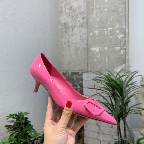 Valentino Women Shoes Mule Flip Flop Sandals VLOGO SIGNATURE CALFSKIN PUMP 45MM / 1.8 IN. Luxury Brand with Original Box