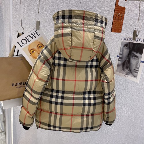 Burberry Design Mens Womens Winter Windprood Down Jackets Keep Warm 90% White Duck Down