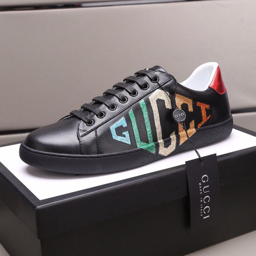 Gucci Womens Shoes Fashion Sneakers Lace-Up Luxury Brand Women's Ace Embroidered Sneaker with Original Box