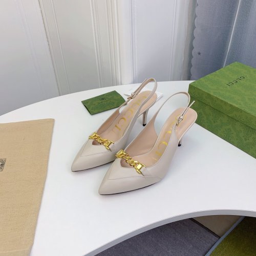 Gucci Womens Shoes Slingback Pumps 7.5cm