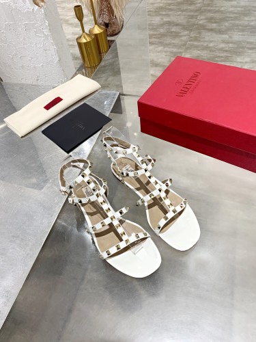 Valentino Women Shoes Mule Flip Flop Sandals ROMAN STUD SLIDE SANDAL IN QUILTED NAPPA with Original Box Luxury Brand