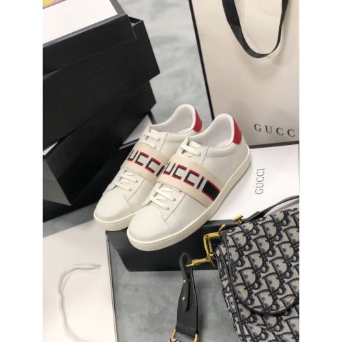 Gucci Mens Shoes Luxury Brand Men's Ace Gucci Stripe Sneaker ‎523469 0FIV0 9091