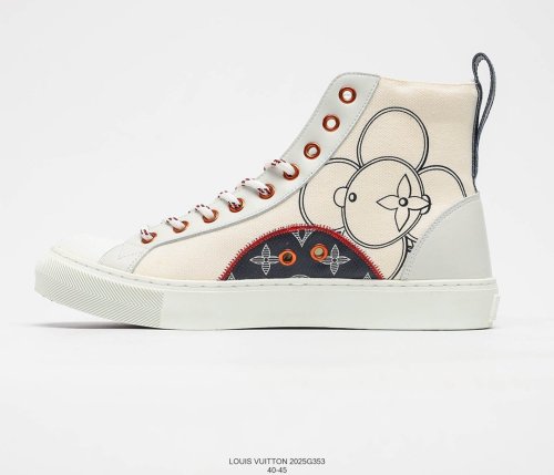 Louis Vuitton Tattoo Sneaker Boot Mens Shoes Fashion Sneakers 2025G353