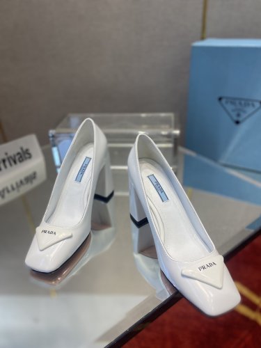Prada Womens Shoes Slingback Pumps Luxury Brand Casual Shoes for Women with Original Box