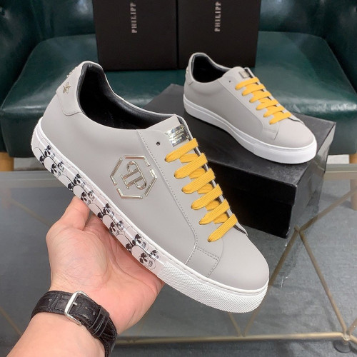 Philipp Plein Men Shoes Low Top Sneaker Fashion Design Luxury Brand