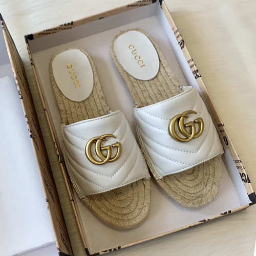 Gucci Womens Shoes Double G Espadrilles 551890 BKO00 1000 Luxury Brand Black Leather Platform Espadrille With Double G with Original Box