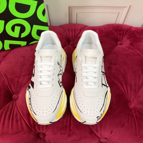 Dolce&Gabbana Womens Shoes Sneakers Luxury Brand Mixed-material Daymaster sneakers with DG logo CS1941AQ7098B706