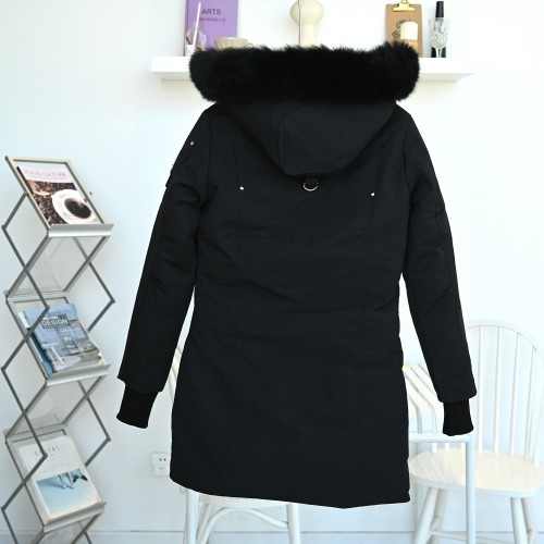 Moose Knuckles Design Womens Winter Windprood Down Jackets Keep Warm 90% White Duck Down