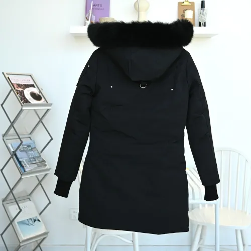 Moose Knuckles Design Womens Winter Windprood Down Jackets Keep Warm 90% White Duck Down