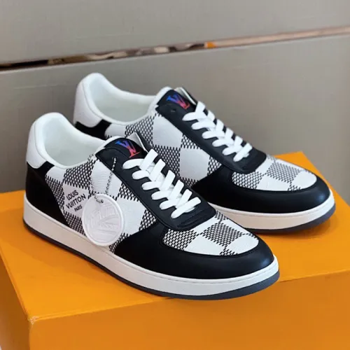 Louis Vuitton Men Shoes Fashion Sneakers RIVOLI Beverly Hills SNEAKER Luxury Brand Casual Shoes with Original Box