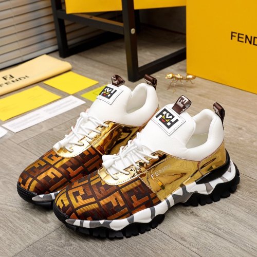 Fendi Mens Shoes Fashion Sneakers Luxury Brand Casual Shoes for Men with Original Box
