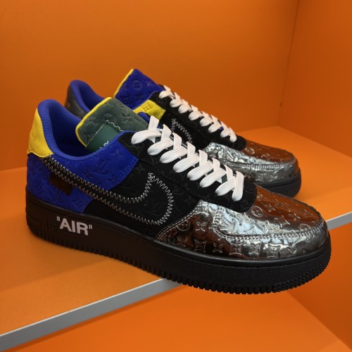 Louis Vuitton Men Shoes Fashion Sneakers Design Luxury Brand LVXNIKE Air Force Sneakers with Original Box
