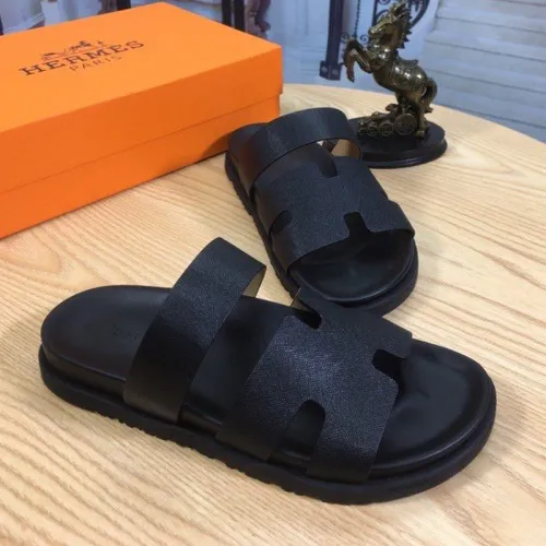 Hermes Mens Casual Shoes Fashion Sandals Slippers Luxury Brand with Original Box