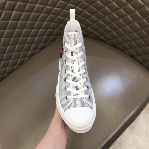 Dior Men Shoes Sneakers Casual Luxury Brand B23 High-Top Sneaker with Original Box