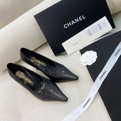 Chanel Womens Shoes Pumps 8cm