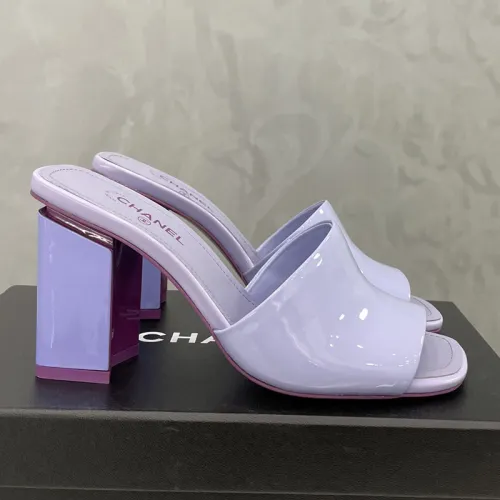 Chanel Womens Shoes Sandals Slippers Luxury Brand Design with Original Box 8.5cm Heel Women Slippers