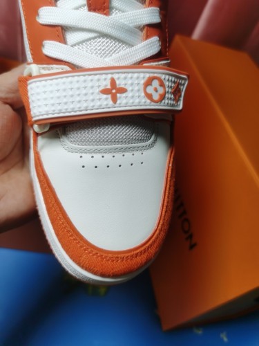 Louis Vuitton Men Shoes Fashion Sneakers Design Luxury Brand LV TRAINER SNEAKER with Original Box 1A9ZBI