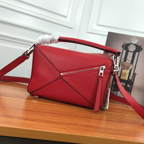Loewe Womens Bag Small Puzzle Bag in Soft Grained Calfskin