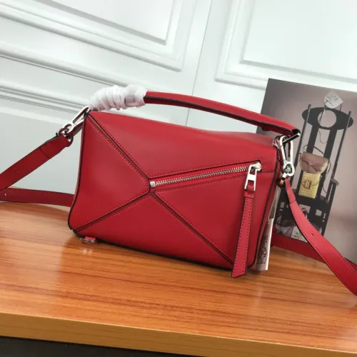 Loewe Womens Bag Small Puzzle Bag in Soft Grained Calfskin
