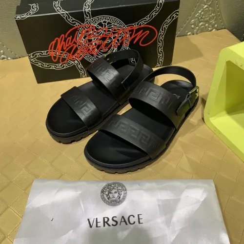 Versace Men Shoes Luxury Designer Greca Sandals
