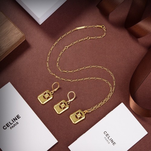 Celine Luxury Womens Necklace Earrings