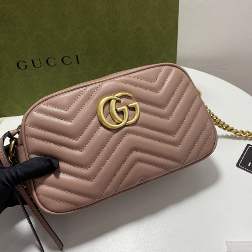 Gucci Womens Bags Fashion Type GG Marmont Small matelassé Shoulder Bag Luxury Brand with Original Box 447632 DTD1T 5729