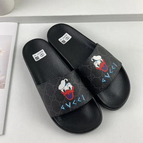 Gucci Mens Shoes Sandals Slides Slippers Luxury Brand Thick Sole Design with Original Box