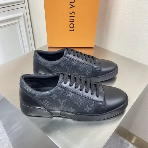Louis Vuitton Mens Shoes Fashion Sneakers Luxury Brand MATCH-UP SNEAKER Monogram Eclipse Canvas 1A2R4S