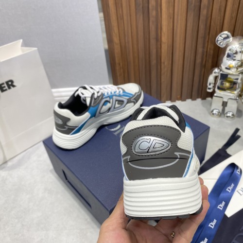 Dior Mens Shoes Sneakers Luxury Brand B30 SNEAKER Technical Fabric Unisex Design with Original Box