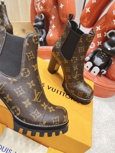Louis Vuitton Women Shoes Boots Luxury Brand STAR TRAIL ANKLE BOOT 1A94NS with Original Box