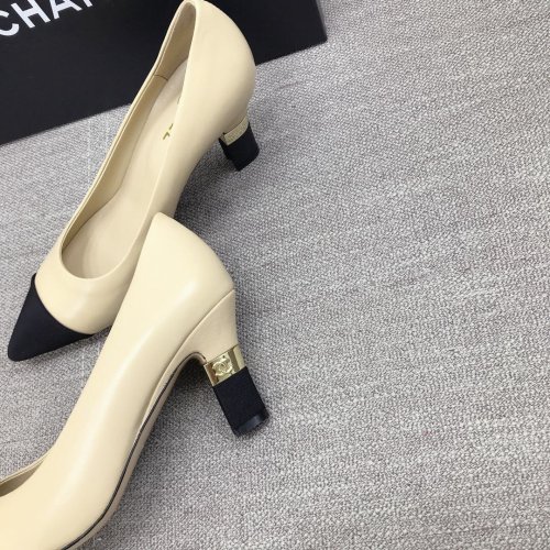 Chanel Womens Shoes Leather Pumps