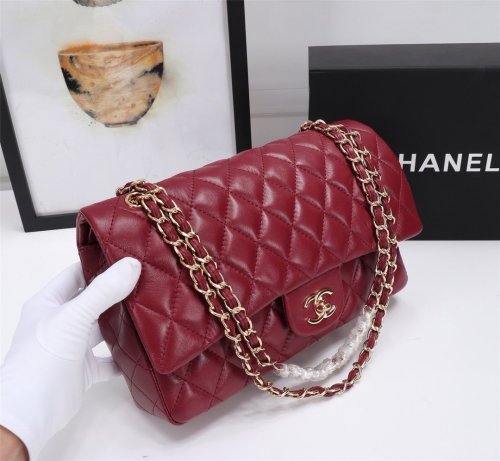 Chanel Womens Bags Crossbody Bag Classic CF Luxury Brand with Original Box