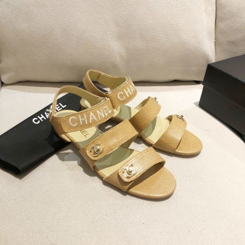 Chanel Womens Shoes Flat Sandals