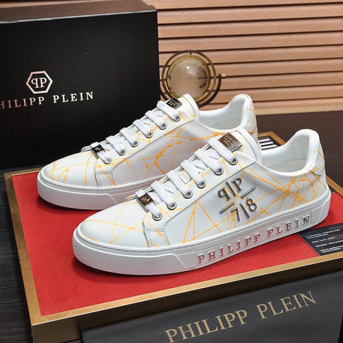 Philipp Plein Men Shoes Sneakers Low Top Sneaker Fashion Design Luxury Brand with Original Box